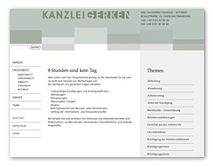 Webdesign Fachanwaltskanzlei Gerken